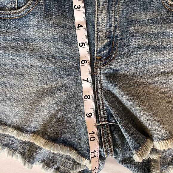 PISTOLA Revolve cut off Denim Shorts 3" Wash: Sweet Emotion Sz 27 - Picture 5 of 6
